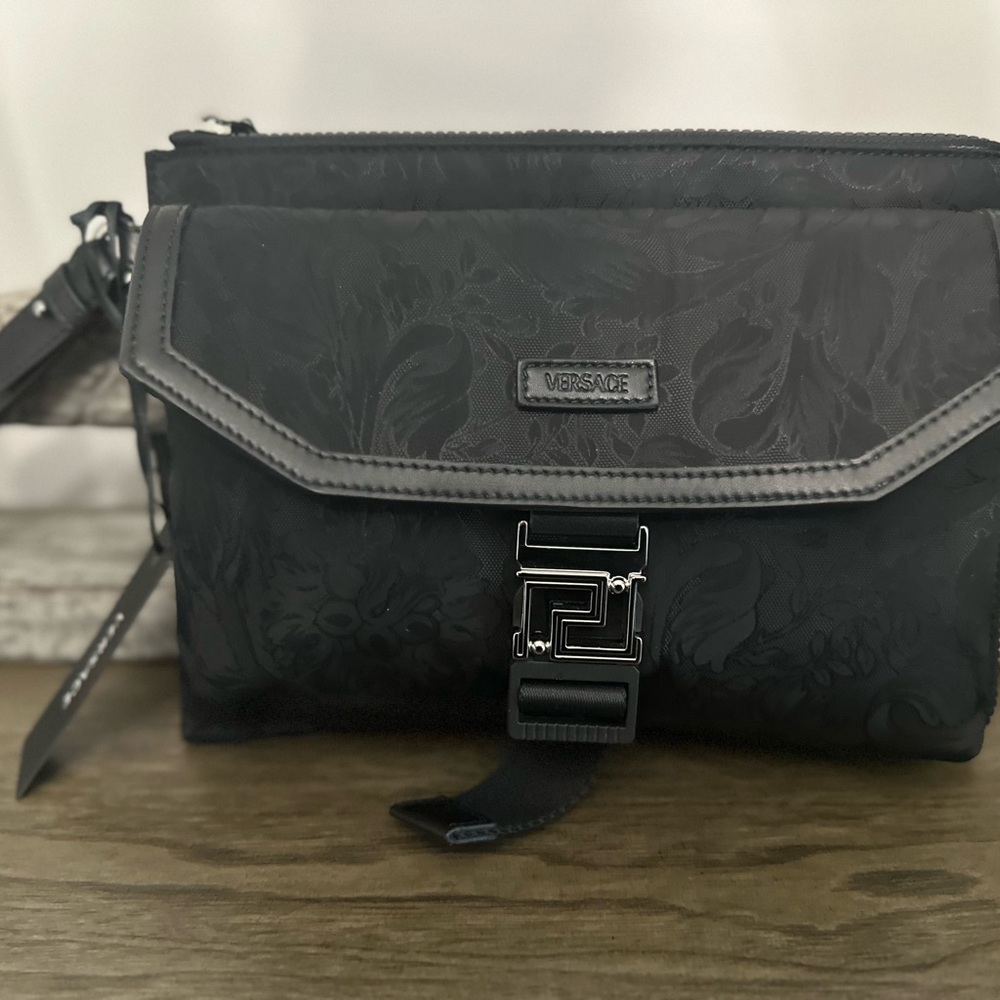 VERSACE Jacquard Messenger Bag NWT